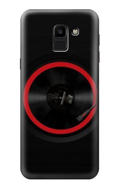 S3531 Spinning Record Player Case Cover Custodia per Samsung Galaxy J6 (2018)