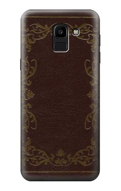 S3553 Vintage Book Cover Case Cover Custodia per Samsung Galaxy J6 (2018)