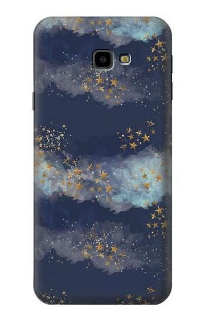 S3364 Gold Star Sky Case Cover Custodia per Samsung Galaxy J4+ (2018), J4 Plus (2018)