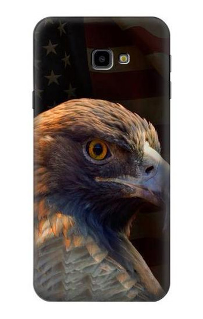 S3376 Eagle American Flag Case Cover Custodia per Samsung Galaxy J4+ (2018), J4 Plus (2018)