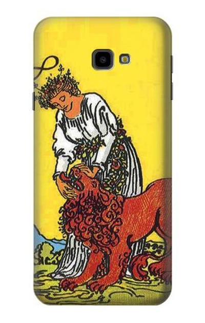 S3458 Strength Tarot Card Case Cover Custodia per Samsung Galaxy J4+ (2018), J4 Plus (2018)