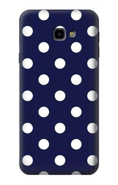 S3533 Blue Polka Dot Case Cover Custodia per Samsung Galaxy J4+ (2018), J4 Plus (2018)
