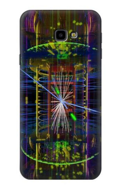 S3545 Quantum Particle Collision Case Cover Custodia per Samsung Galaxy J4+ (2018), J4 Plus (2018)