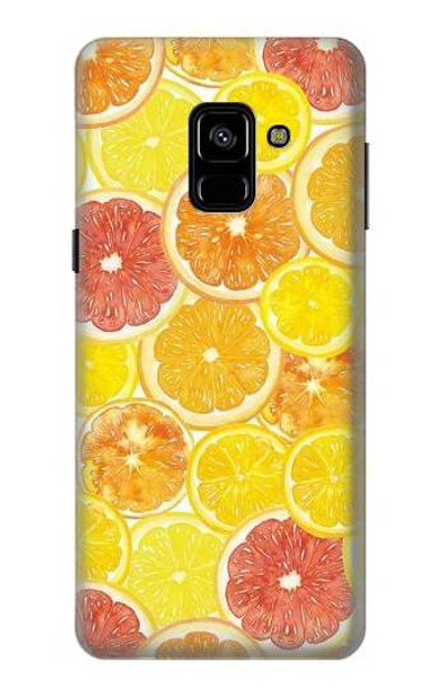 S3408 Lemon Case Cover Custodia per Samsung Galaxy A8 (2018)