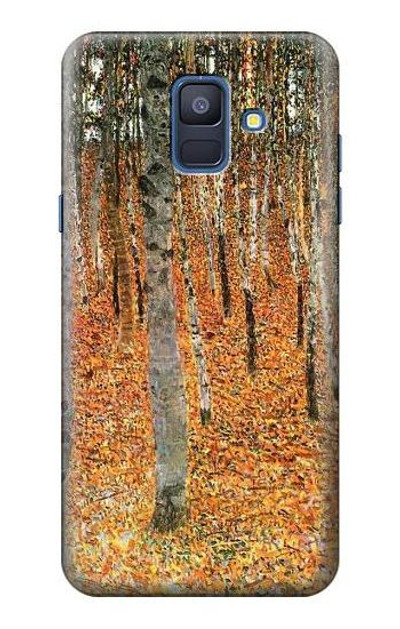 S3380 Gustav Klimt Birch Forest Case Cover Custodia per Samsung Galaxy A6 (2018)