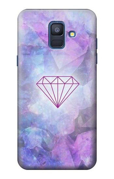 S3455 Diamond Case Cover Custodia per Samsung Galaxy A6 (2018)