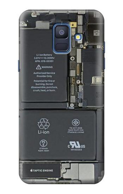 S3467 Inside Mobile Phone Graphic Case Cover Custodia per Samsung Galaxy A6 (2018)