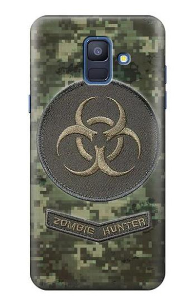 S3468 Biohazard Zombie Hunter Graphic Case Cover Custodia per Samsung Galaxy A6 (2018)