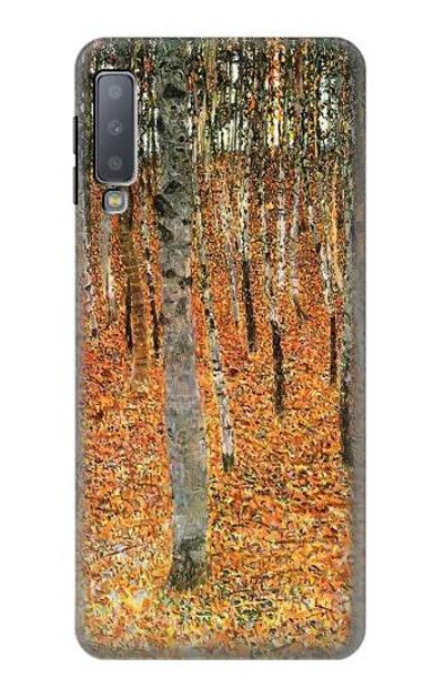 S3380 Gustav Klimt Birch Forest Case Cover Custodia per Samsung Galaxy A7 (2018)