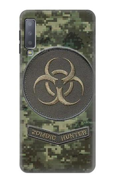 S3468 Biohazard Zombie Hunter Graphic Case Cover Custodia per Samsung Galaxy A7 (2018)