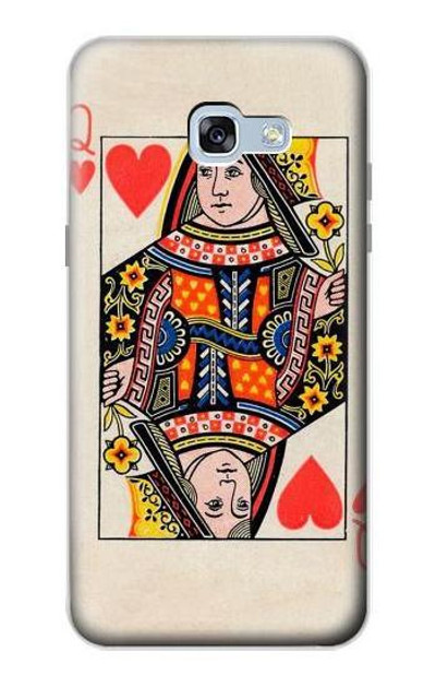 S3429 Queen Hearts Card Case Cover Custodia per Samsung Galaxy A5 (2017)