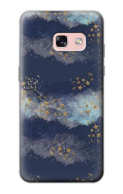 S3364 Gold Star Sky Case Cover Custodia per Samsung Galaxy A3 (2017)