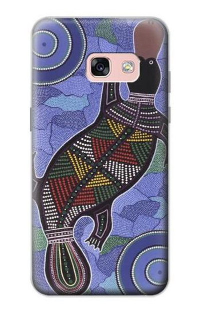 S3387 Platypus Australian Aboriginal Art Case Cover Custodia per Samsung Galaxy A3 (2017)