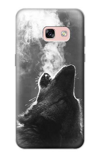 S3505 Wolf Howling Case Cover Custodia per Samsung Galaxy A3 (2017)