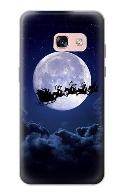 S3508 Xmas Santa Moon Case Cover Custodia per Samsung Galaxy A3 (2017)