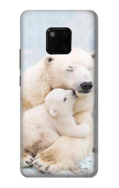 S3373 Polar Bear Hug Family Case Cover Custodia per Huawei Mate 20 Pro