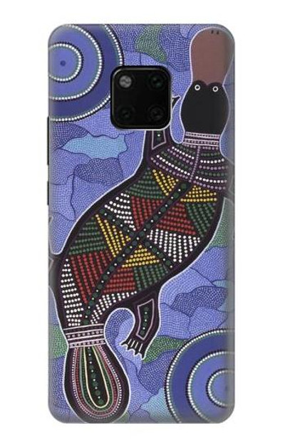 S3387 Platypus Australian Aboriginal Art Case Cover Custodia per Huawei Mate 20 Pro