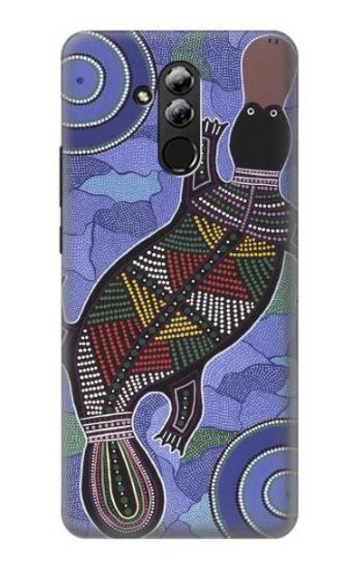 S3387 Platypus Australian Aboriginal Art Case Cover Custodia per Huawei Mate 20 lite