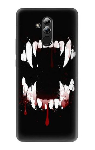 S3527 Vampire Teeth Bloodstain Case Cover Custodia per Huawei Mate 20 lite