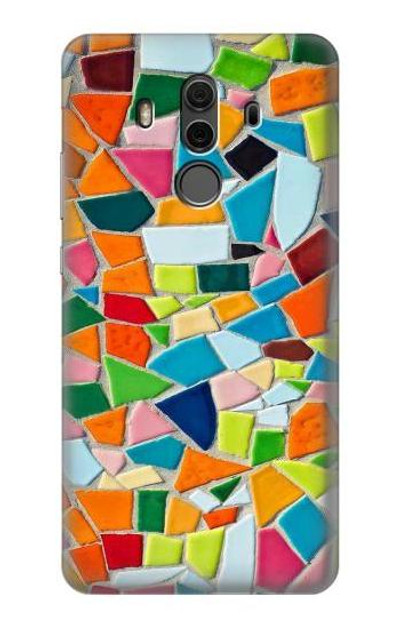 S3391 Abstract Art Mosaic Tiles Graphic Case Cover Custodia per Huawei Mate 10 Pro, Porsche Design