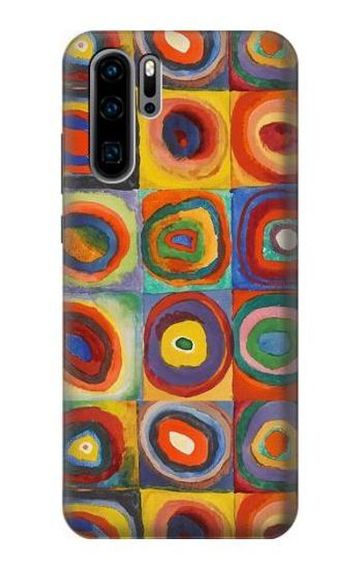 S3409 Squares Concentric Circles Case Cover Custodia per Huawei P30 Pro S3409 Squares Concentric Circles Case Cover Custodia per Huawei P30 Pro