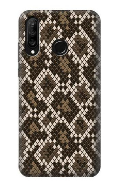 S3389 Seamless Snake Skin Pattern Graphic Case Cover Custodia per Huawei P30 lite