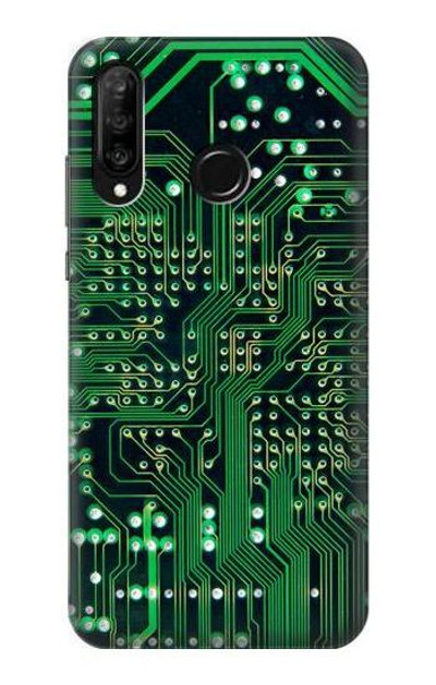 S3392 Electronics Board Circuit Graphic Case Cover Custodia per Huawei P30 lite