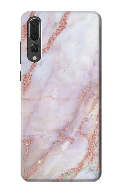 S3482 Soft Pink Marble Graphic Print Case Cover Custodia per Huawei P20 Pro