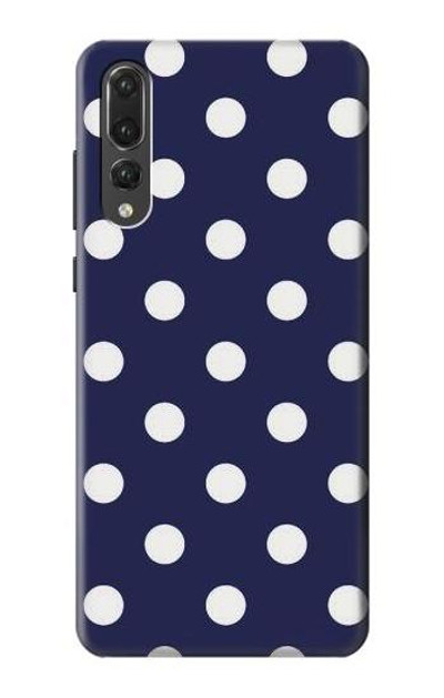 S3533 Blue Polka Dot Case Cover Custodia per Huawei P20 Pro