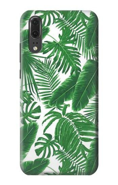 S3457 Paper Palm Monstera Case Cover Custodia per Huawei P20