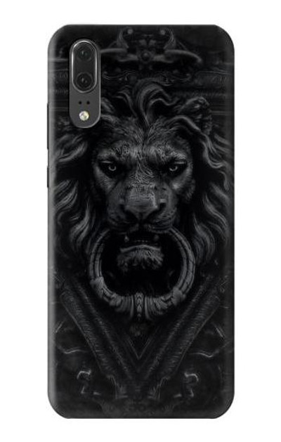 S3619 Dark Gothic Lion Case Cover Custodia per Huawei P20