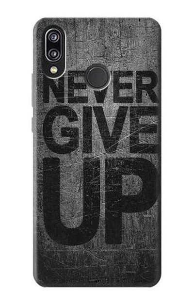 S3367 Never Give Up Case Cover Custodia per Huawei P20 Lite