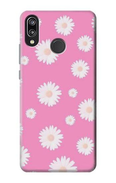 S3500 Pink Floral Pattern Case Cover Custodia per Huawei P20 Lite