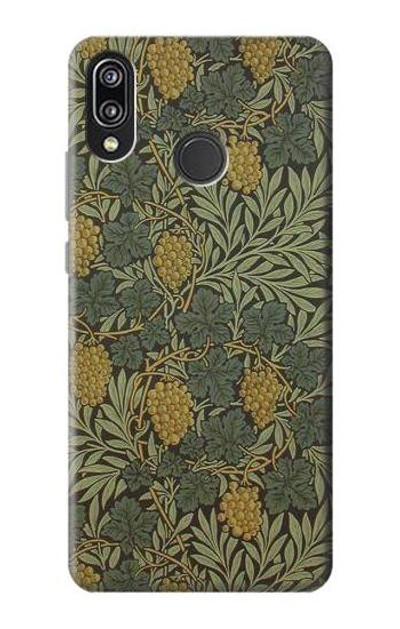 S3662 William Morris Vine Pattern Case Cover Custodia per Huawei P20 Lite