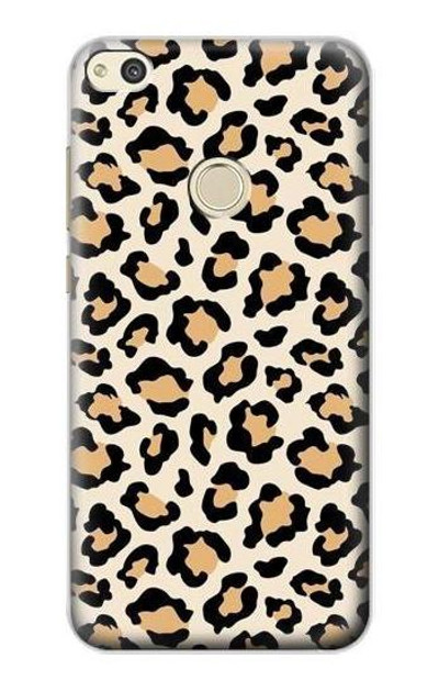 S3374 Fashionable Leopard Seamless Pattern Case Cover Custodia per Huawei P8 Lite (2017)