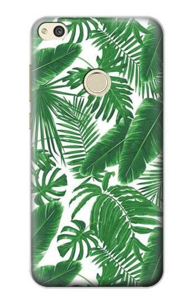 S3457 Paper Palm Monstera Case Cover Custodia per Huawei P8 Lite (2017)