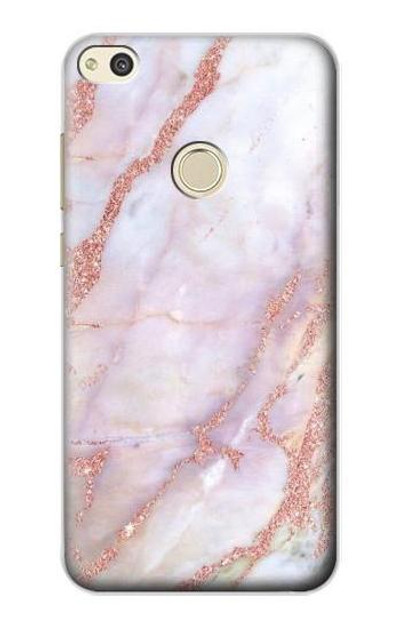 S3482 Soft Pink Marble Graphic Print Case Cover Custodia per Huawei P8 Lite (2017)