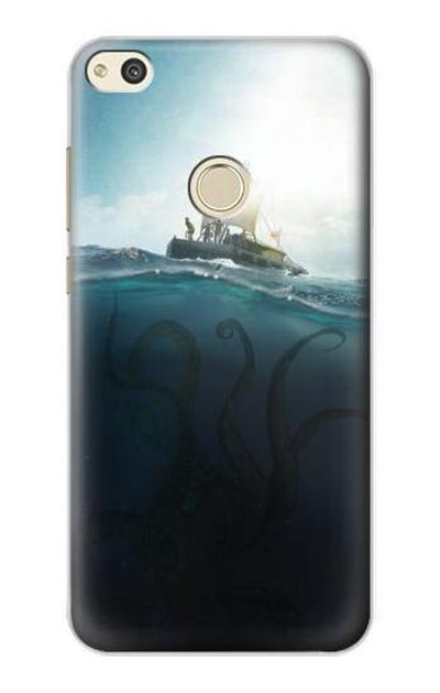 S3540 Giant Octopus Case Cover Custodia per Huawei P8 Lite (2017)