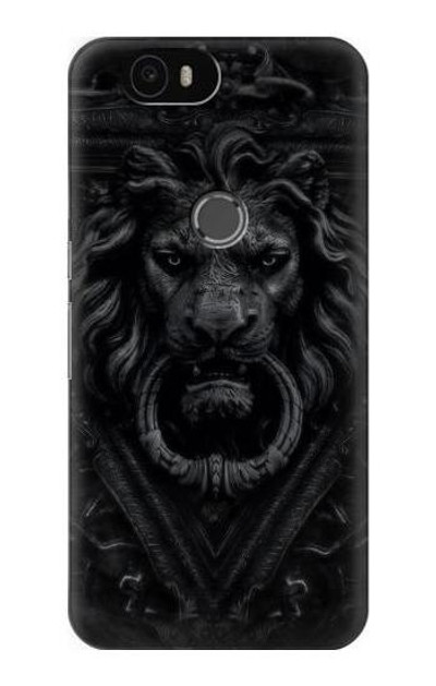 S3619 Dark Gothic Lion Case Cover Custodia per Huawei Nexus 6P