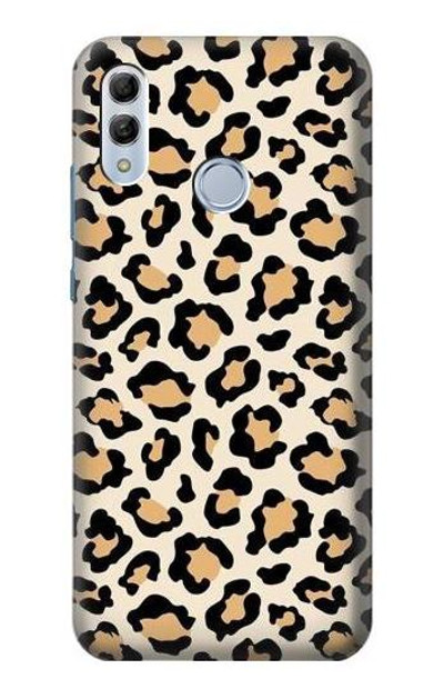 S3374 Fashionable Leopard Seamless Pattern Case Cover Custodia per Huawei Honor 10 Lite, Huawei P Smart 2019