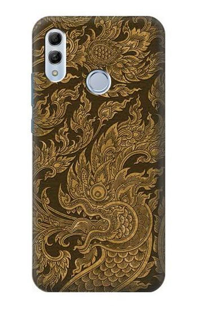 S3382 Thai Art Naga Case Cover Custodia per Huawei Honor 10 Lite, Huawei P Smart 2019