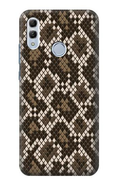 S3389 Seamless Snake Skin Pattern Graphic Case Cover Custodia per Huawei Honor 10 Lite, Huawei P Smart 2019