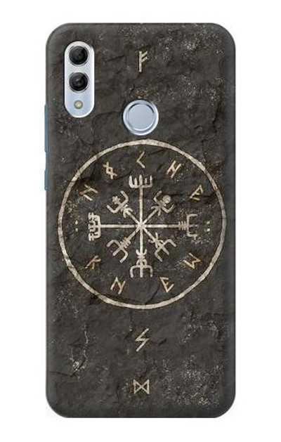 S3413 Norse Ancient Viking Symbol Case Cover Custodia per Huawei Honor 10 Lite, Huawei P Smart 2019