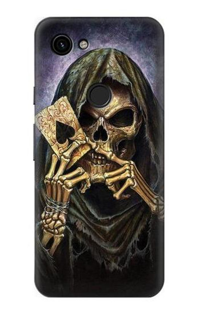 S3594 Grim Reaper Wins Poker Case Cover Custodia per Google Pixel 3a