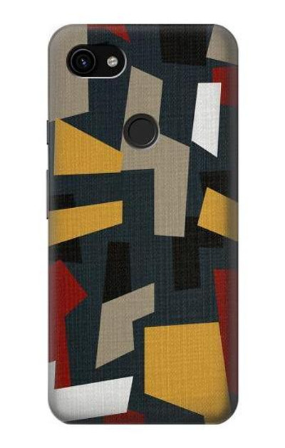 S3386 Abstract Fabric Texture Case Cover Custodia per Google Pixel 3a XL