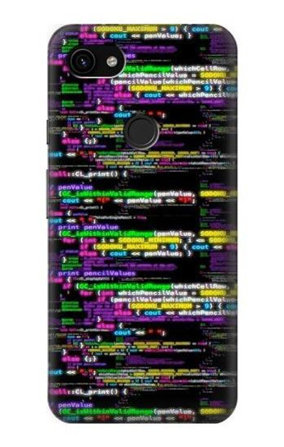 S3420 Coding Programmer Case Cover Custodia per Google Pixel 3a XL