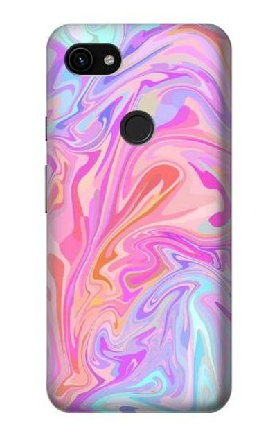 S3444 Digital Art Colorful Liquid Case Cover Custodia per Google Pixel 3a XL