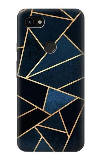 S3479 Navy Blue Graphic Art Case Cover Custodia per Google Pixel 3a XL