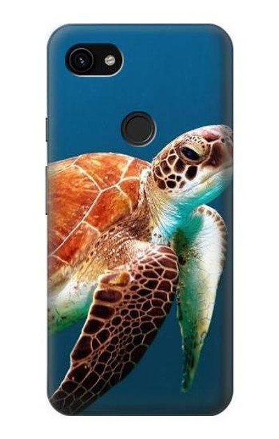 S3497 Green Sea Turtle Case Cover Custodia per Google Pixel 3a XL