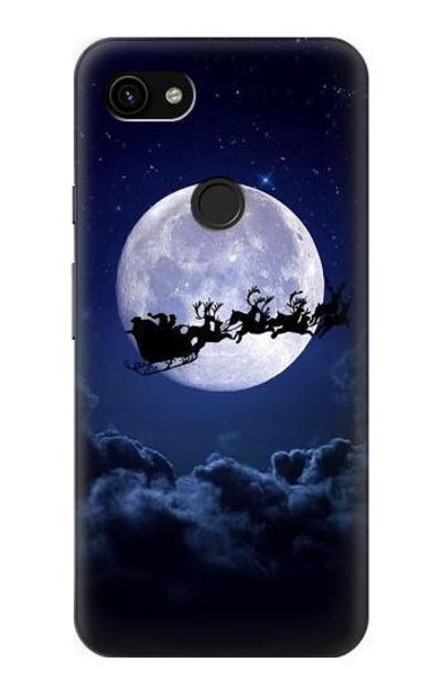 S3508 Xmas Santa Moon Case Cover Custodia per Google Pixel 3a XL